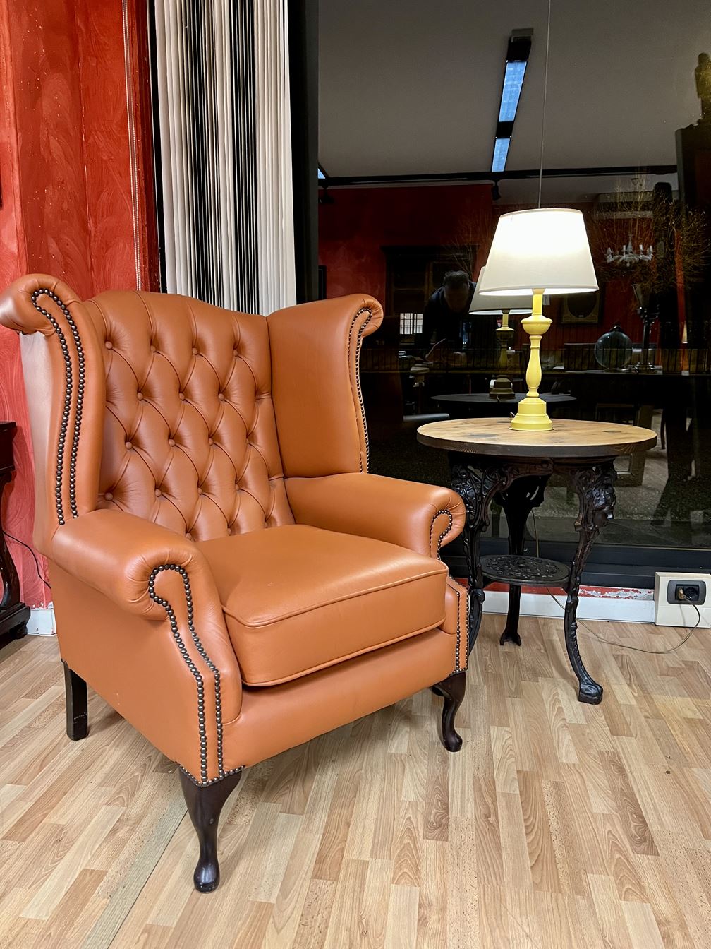 Fauteuil Chesterfield Queen Anne